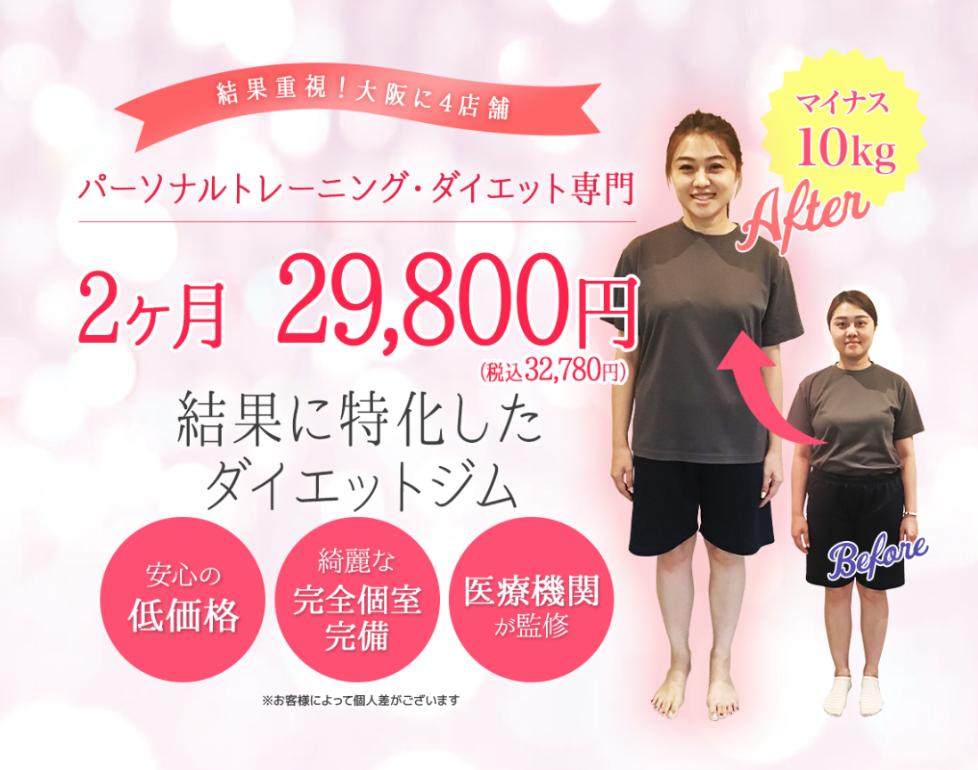 梅田のパーソナルトレーニングジム『フェリーズ』